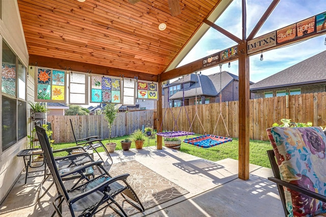 544 Bent Oak Dr, Fort Worth, TX 76131 - sunroom with vaulted ceiling