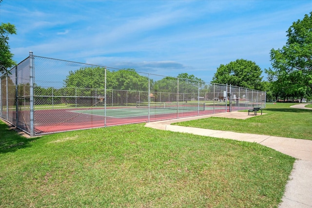 2827 Pritchett Dr, Irving, TX 75061 - view of tennis court