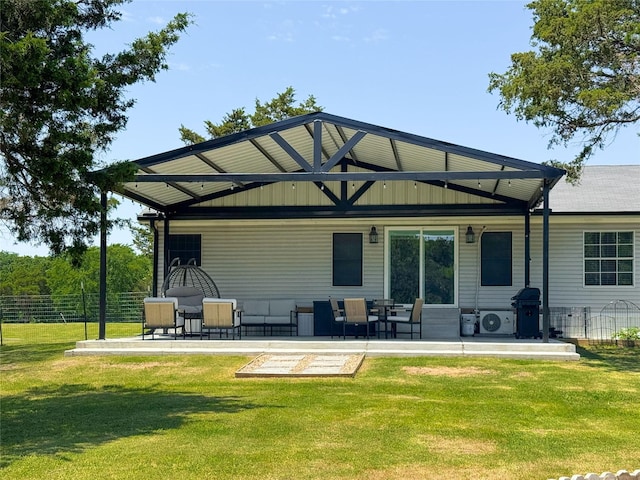 24882 US Highway 377, Whitesboro, TX 76273 - rear view of property with a patio