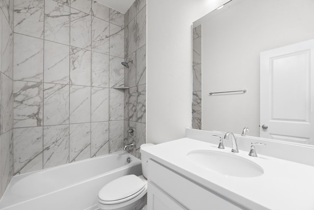 1758 Cousins Trl, Frisco, TX 75034 - full bathroom with toilet, vanity, and shower / bath combination