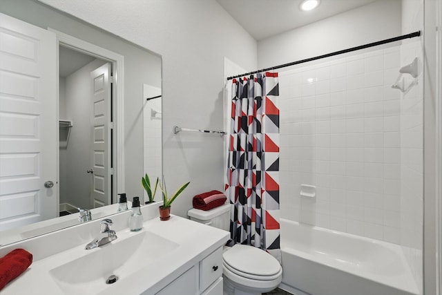 4121 Crossroads Ct, Oak Point, TX 75068 - full bath with vanity and shower / bath combo with shower curtain