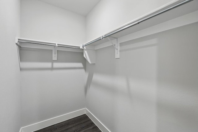 4121 Crossroads Ct, Oak Point, TX 75068 - walk in closet with dark wood finished floors