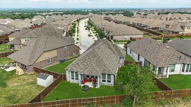 4121 Crossroads Ct, Oak Point, TX 75068 - aerial view of residential area