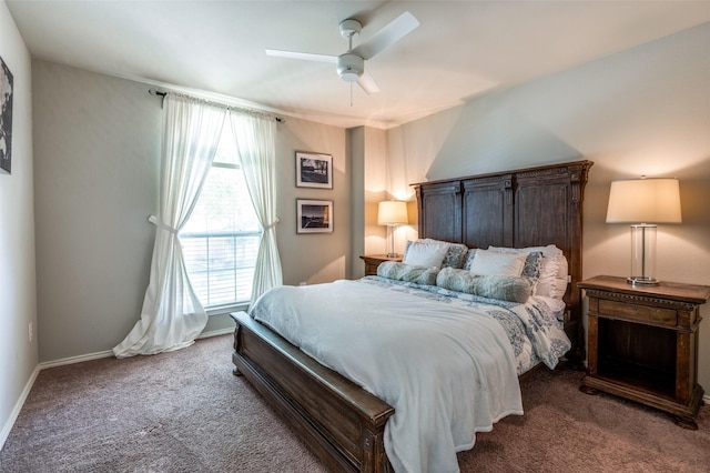 1433 Rogers Ct, Allen, TX 75013 - bedroom with carpet, baseboards, and a ceiling fan