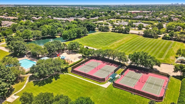 1433 Rogers Ct, Allen, TX 75013 - drone / aerial view of a large body of water