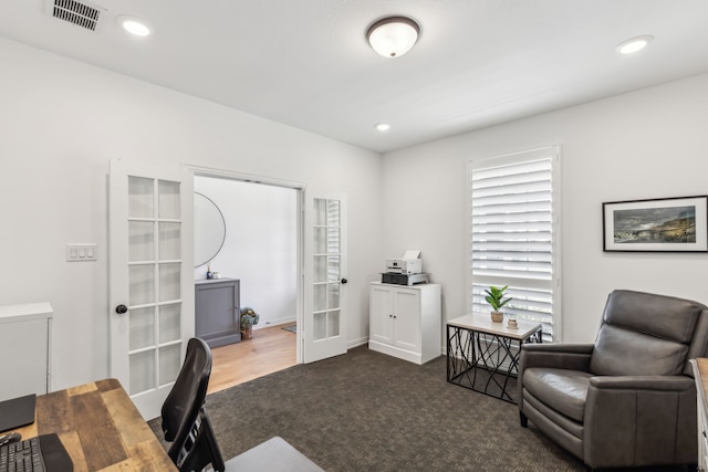 2171 Cloverfern Way, Haslet, TX 76052 - home office with french doors