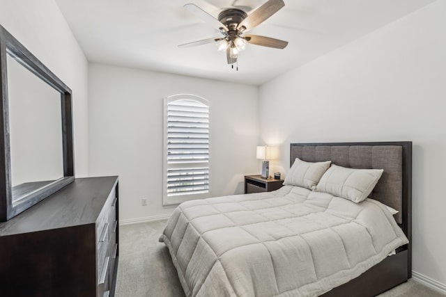 2171 Cloverfern Way, Haslet, TX 76052 - bedroom with carpet, baseboards, and a ceiling fan