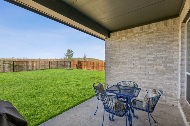 2171 Cloverfern Way, Haslet, TX 76052 - view of patio / terrace featuring outdoor dining area