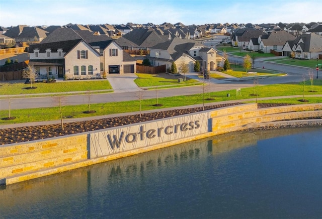 2171 Cloverfern Way, Haslet, TX 76052 - aerial perspective of suburban area featuring a large body of water