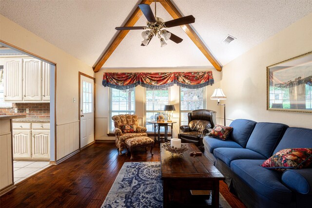 521 Crestridge Rd, Heath, TX 75032 - living room with ceiling fan, light wood-style flooring, and a textured ceiling