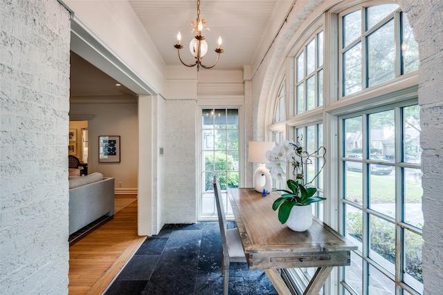 3437 Purdue St, University Park, TX 75225 - foyer entrance featuring a chandelier