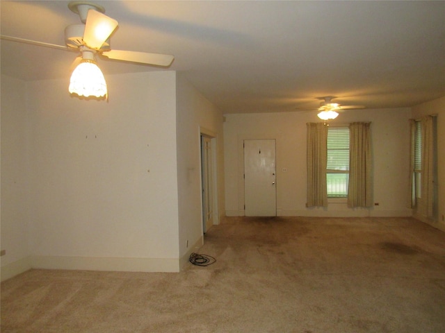 101 E Murray St, Denison, TX 75021 - carpeted empty room with ceiling fan