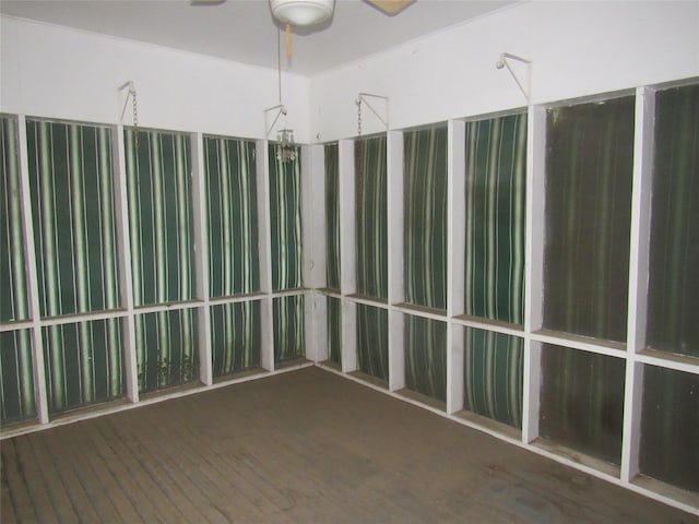 101 E Murray St, Denison, TX 75021 - empty room featuring ceiling fan and wood finished floors