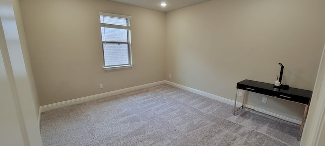 3805 Bentley Dr, Bedford, TX 76021 - unfurnished room with carpet flooring, baseboards, and recessed lighting