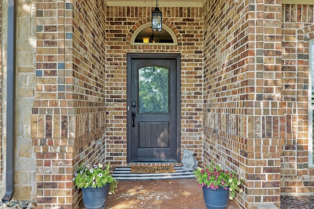 436 Valley View Ct, Aledo, TX 76008 - view of exterior entry with brick siding