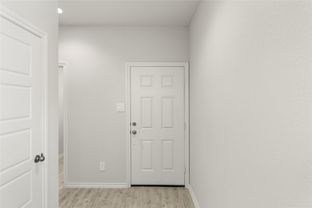 3105 Sedge Grass Dr, Melissa, TX 75454 - doorway to outside with light wood finished floors and baseboards