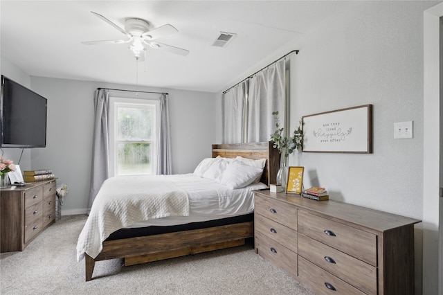 420 Fm 1528, Cooper, TX 75432 - bedroom featuring light carpet and ceiling fan