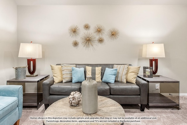 1206 Hawk St, Wylie, TX 75098 - carpeted living area featuring baseboards