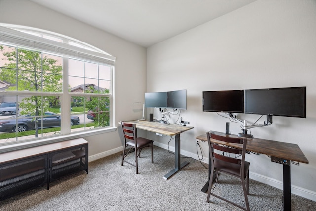 236 Mossy Cliff Ln, Fort Worth, TX 76052 - carpeted office space featuring plenty of natural light and baseboards