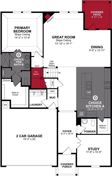 5312 Bordley Dr, Denton, TX 76207 - home floor plan