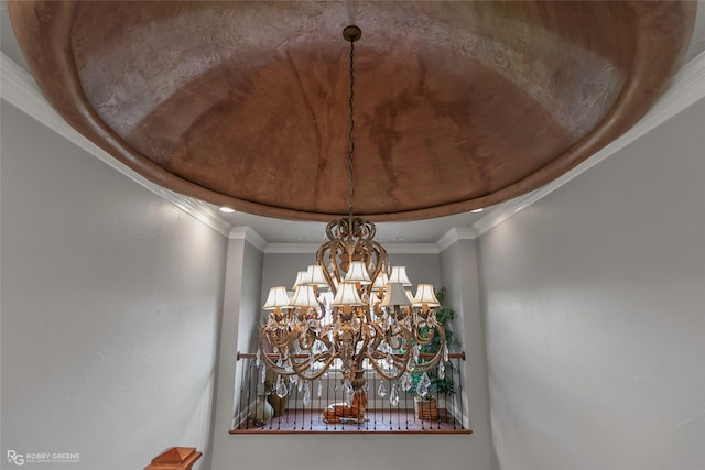 2549 Bloomfield Ln, Haughton, LA 71037 - detailed view of a chandelier and crown molding