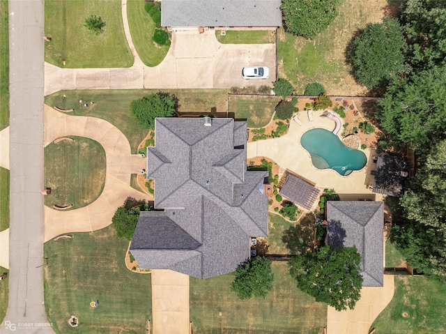 2549 Bloomfield Ln, Haughton, LA 71037 - drone / aerial view of a pool area