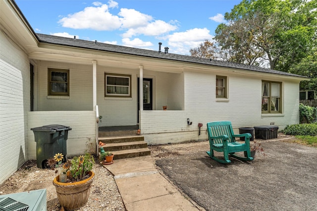 3801 Fort Ave, Waco, TX 76710 - property entrance with brick siding and covered porch