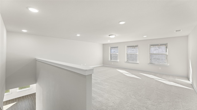 7522 Prairie Holly Ln, Midlothian, TX 76084 - spare room featuring recessed lighting, baseboards, and carpet floors