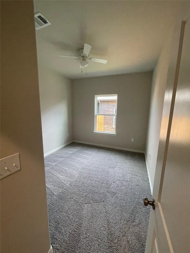 2829-2833 Peony Dr, Sherman, TX 75092 - carpeted empty room featuring ceiling fan and baseboards