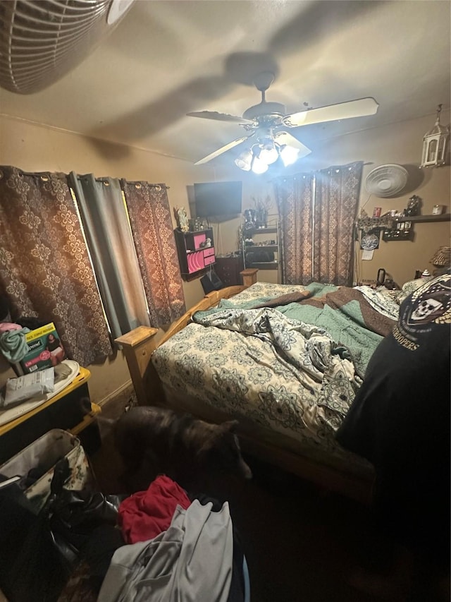 6029 Graham St, Lake Worth, TX 76135 - bedroom with ceiling fan