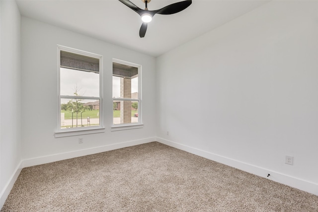 1008 Saint Matthew Cir, Royse City, TX 75189 - carpeted empty room featuring baseboards and ceiling fan