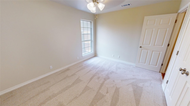 1913 Monte Cristo Way, Sherman, TX 75092 - spare room with ceiling fan, light colored carpet, and baseboards