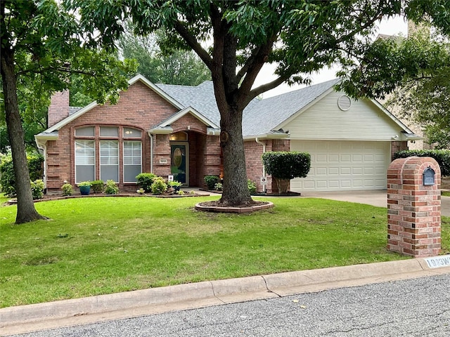 1913 Monte Cristo Way, Sherman, TX 75092 - single story home featuring brick siding, an attached garage, and a front lawn
