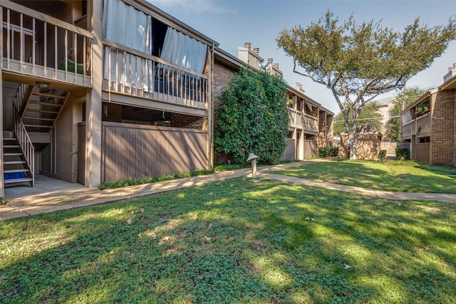 5130 Amesbury Dr Unit 103, Dallas, TX 75206 - view of green lawn featuring stairway