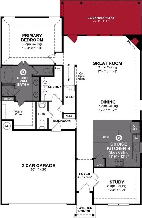 5405 Overbrook Dr, Denton, TX 76207 - floor plan / room layout