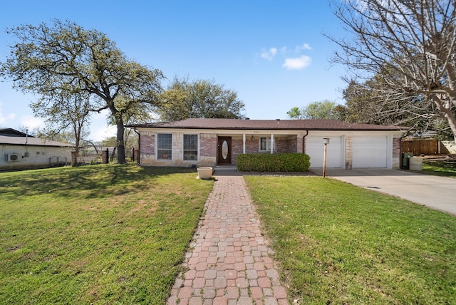 5005 Nevada Trl, North Richland Hills, TX 76180 - single story home with a garage, concrete driveway, and brick siding