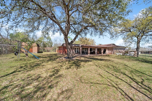 5005 Nevada Trl, North Richland Hills, TX 76180 - view of yard