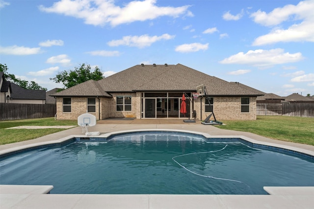 1103 Hilkiah Ct, Granbury, TX 76048 - view of swimming pool featuring a patio area