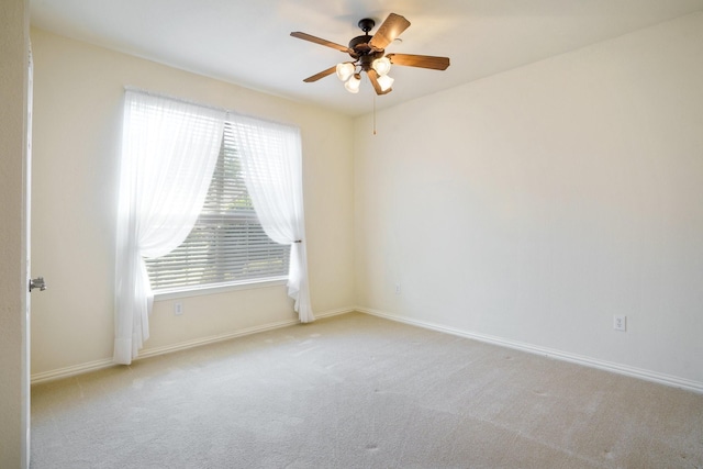 2813 Fordham Rd, Plano, TX 75025 - spare room featuring ceiling fan, carpet, and baseboards