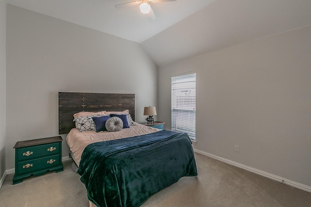 941 Sequoia Way, Saginaw, TX 76131 - carpeted bedroom with baseboards, ceiling fan, and vaulted ceiling