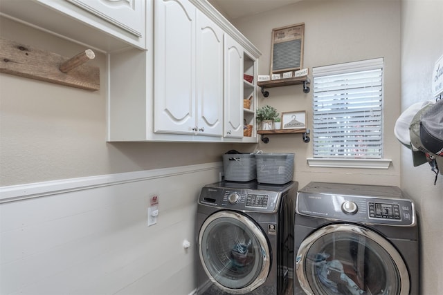 1777 Lone Star Blvd, Terrell, TX 75160 - washroom featuring washer and dryer and cabinet space