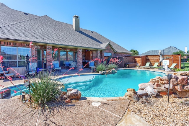 1777 Lone Star Blvd, Terrell, TX 75160 - view of pool with a patio area
