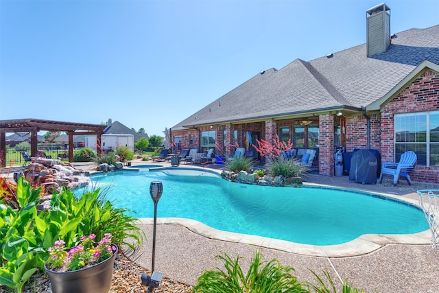 1777 Lone Star Blvd, Terrell, TX 75160 - outdoor pool with a patio area