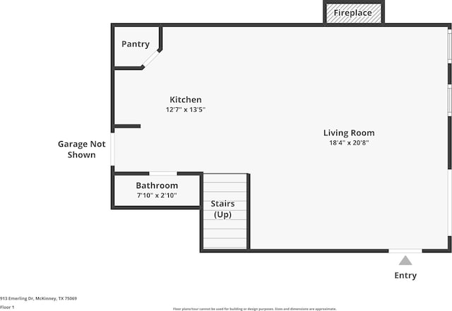 913 Emerling Dr, Mckinney, TX 75069 - home floor plan