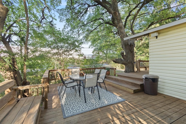 53 Bentwood Dr, Pottsboro, TX 75076 - deck with outdoor dining space
