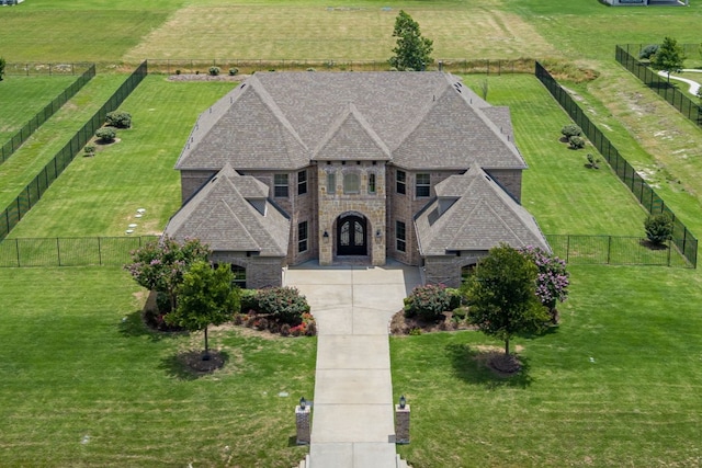 4604 Donna Ln, Parker, TX 75002 - view of front of home with stone siding and a shingled roof