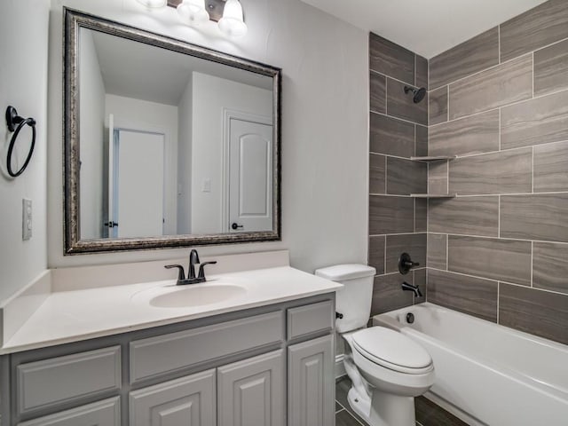 4604 Donna Ln, Parker, TX 75002 - full bathroom featuring vanity, toilet, and shower / bathtub combination