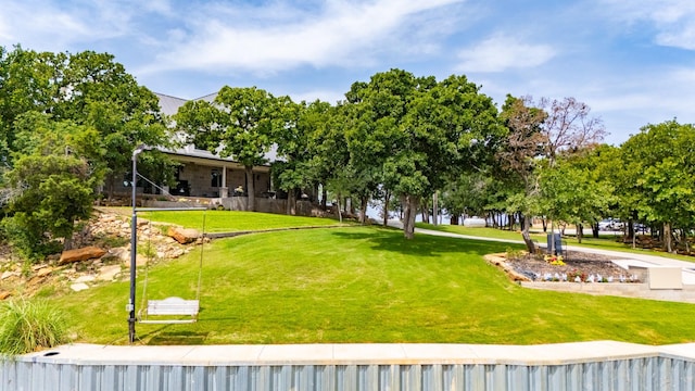 8799 County Road 299, Possum Kingdom Lake, TX 76450 - view of green lawn