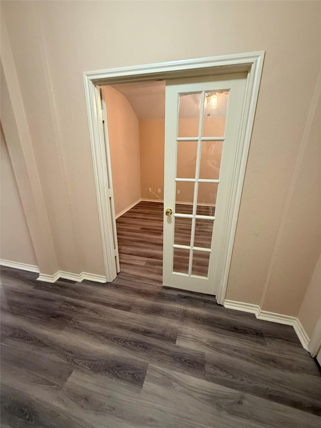 716 Riverhead Dr, Wylie, TX 75098 - empty room with dark wood-style floors and baseboards