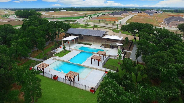 3501 Holly Hill Ln, Little Elm, TX 75068 - view of subject property with a pool